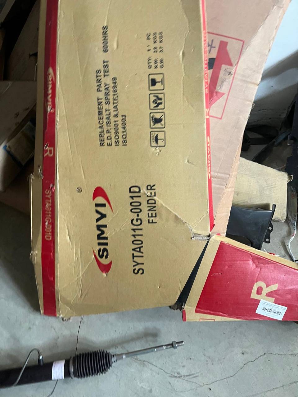 538110K110 TOYOTA HILUX VIGO ÖN ÇAMURLUK KAPL.DKL.4x4 Rh.11- — DEGA OEM Parça