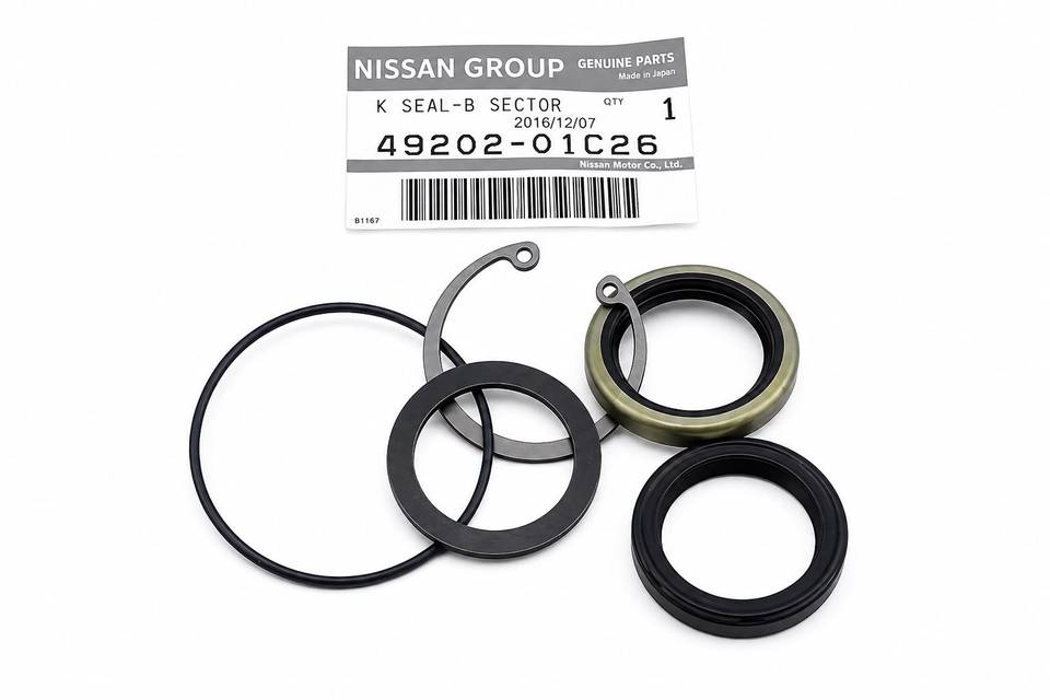 49202-01C26 Nissan D22 Hidrolik Direksiyon Alt Tamir Takımı 1998-2001 — NİSSAN OEM Parça