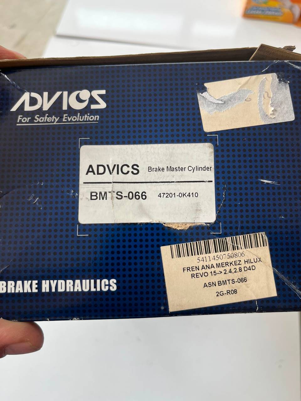 47201-0K410 TOYOTA HİLUX REVO FREN ANA MERKEZ 2016- SONRASI ORJİNAL AİSIN — TOYOTA OEM Parça