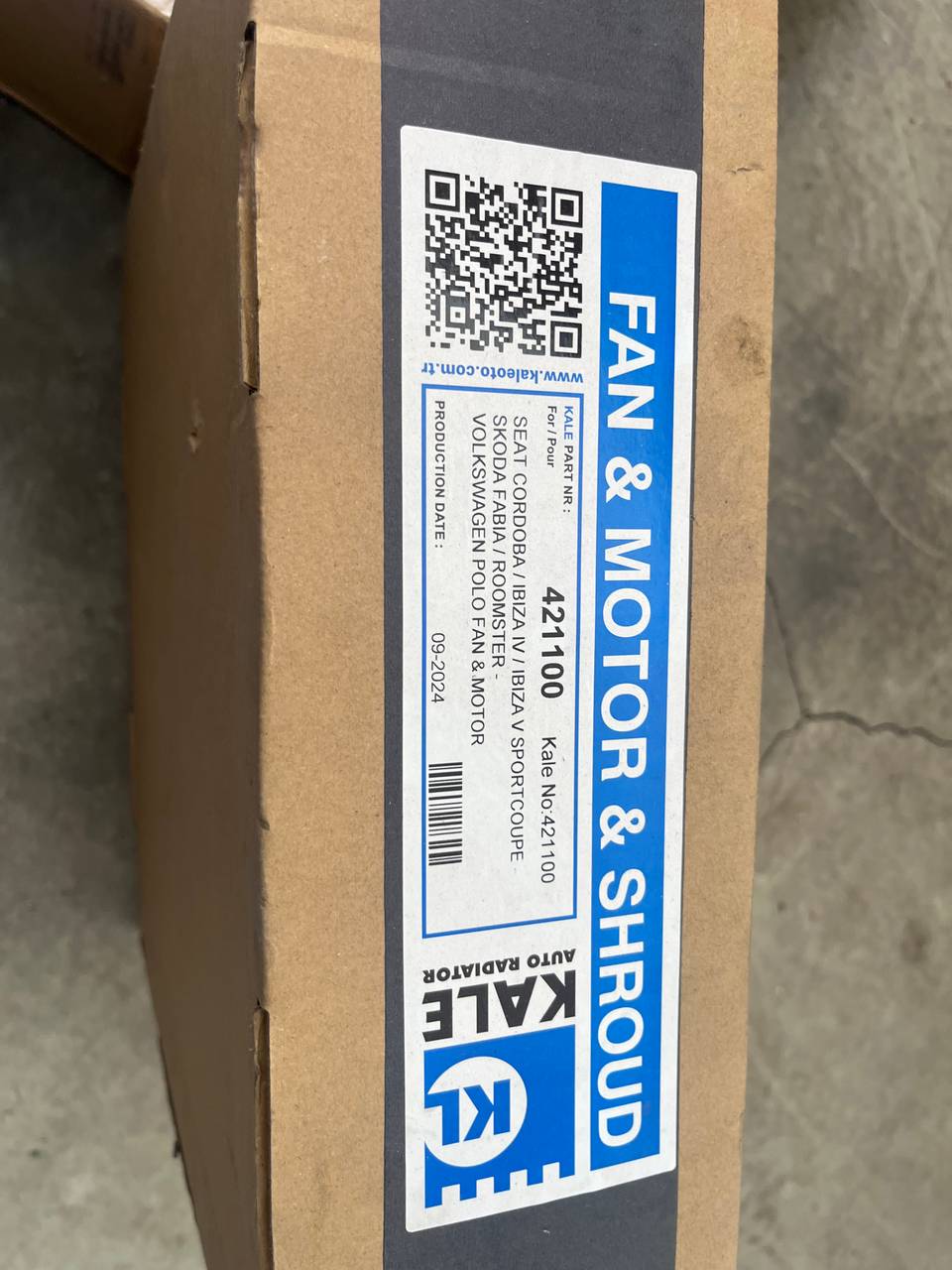 421100 Fan motor ibiza - fabıa polo - cordoba — Kale OEM Parça