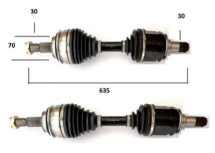 43430-0K070 MİL AKS HILUX REVO 15-21 ÖN 4X4 SAĞ/SOL ABSLİ